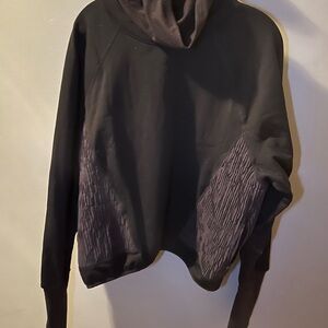 Free People Black Hoodie Sweatshirt